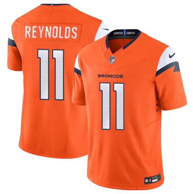 Men & Women & Youth Denver Broncos #11 Josh Reynolds Orange 2024 F.U.S.E. Vapor Limited Stitched Jersey